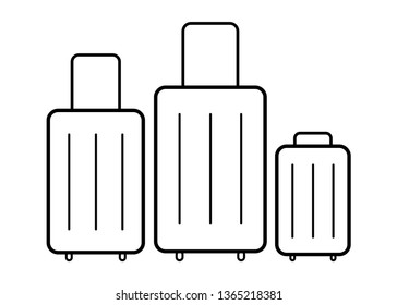 Suitcase for travel