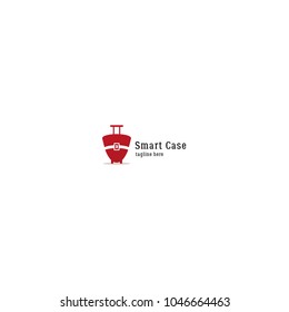 Suitcase Travel Creative Logo Design Illustration