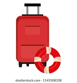 suitcase travel with float