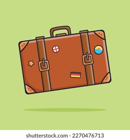 Suitcase Travel Illustration, Vector, Icon, Design