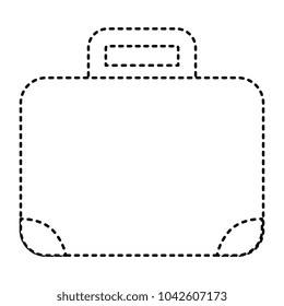 suitcase travel isolated icon