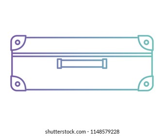 suitcase travel isolated icon