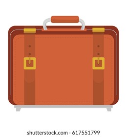 suitcase travel isolated icon