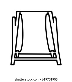 suitcase travel isolated icon