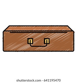 suitcase travel isolated icon