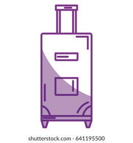 suitcase travel isolated icon