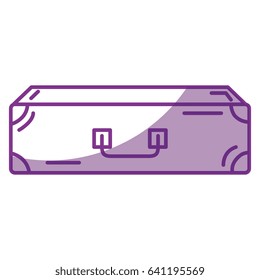 suitcase travel isolated icon