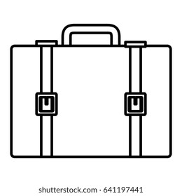 suitcase travel isolated icon