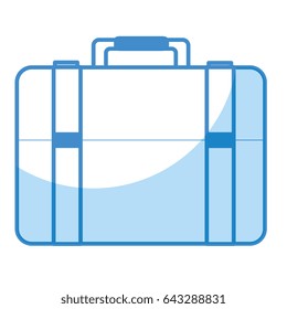 suitcase travel isolated icon