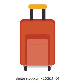 suitcase travel isolated icon
