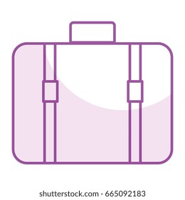suitcase travel isolated icon