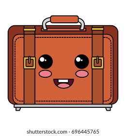 suitcase travel isolated icon