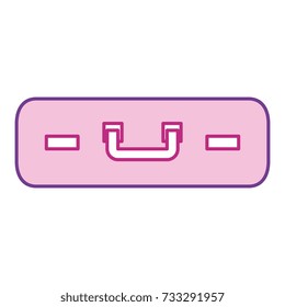 suitcase travel isolated icon