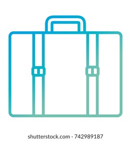 suitcase travel isolated icon