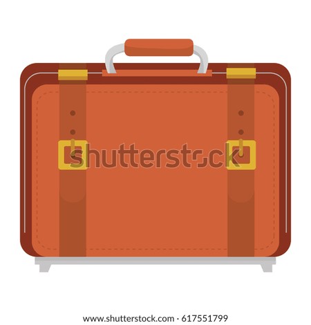 suitcase travel isolated icon