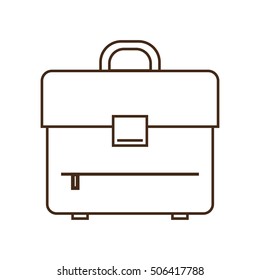 suitcase travel isolated icon vector illustration design