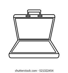 suitcase travel isolated icon vector illustration design