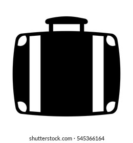 suitcase travel isolated icon vector illustration design