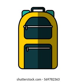 suitcase travel isolated icon vector illustration design