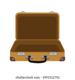 suitcase travel open travel icon
