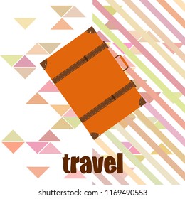 suitcase travel vektor background suitcase travel vektor background
