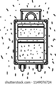 suitcase travel with wheels