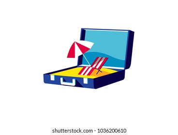 Suitcase for vacation