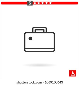 suitcase vector icon