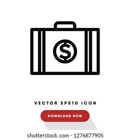 Suitcase vector icon