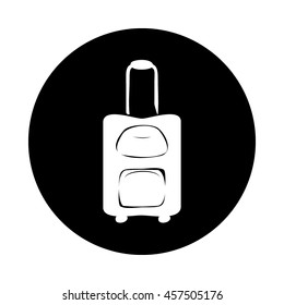 Suitcase vector icon