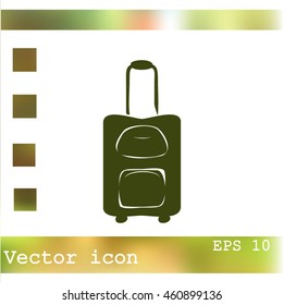 Suitcase vector icon