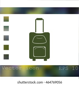 Suitcase vector icon