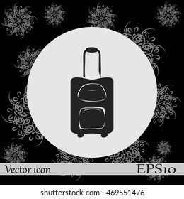 Suitcase vector icon