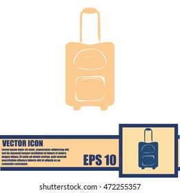Suitcase vector icon