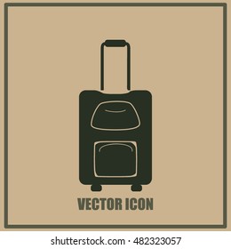 Suitcase vector icon