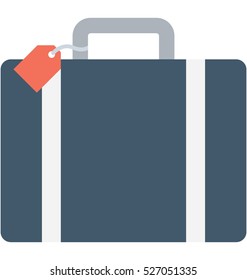 Suitcase Vector Icon 