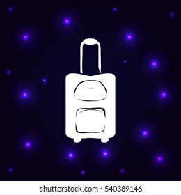 Suitcase vector icon