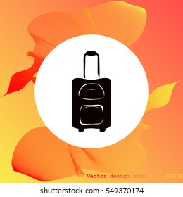 Suitcase vector icon