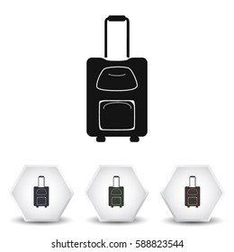 Suitcase vector icon