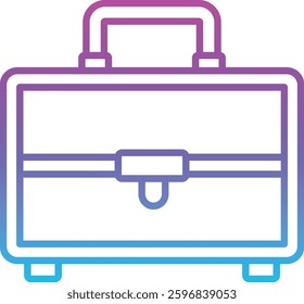 Suitcase vector icon. Can be used for printing, mobile and web applications.