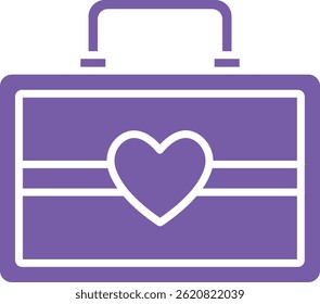 Icono del Vector de la maleta. Se puede utilizar para aplicaciones de impresión, móviles y de Web.