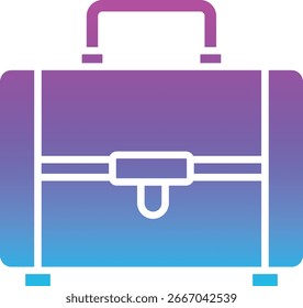 Suitcase vector icon. Can be used for printing, mobile and web applications.