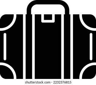 Illustration zum Design von Vektorgrafiken im Koffer
