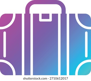 Ilustração de design de ícone de vetor da mala