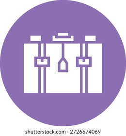 Ilustración de diseño de icono de Vector de maleta