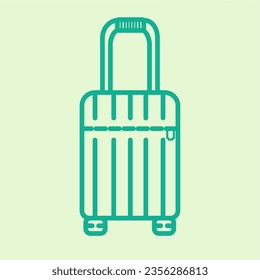 Suitcase Vector Icon Design, Icon Suitcase, Icon Traveling Holiday, Icon Vacation