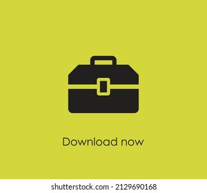 Suitcase vector icon. Editable stroke. Symbol in Line Art Style for Design, Presentation, Website or Apps Elements, Logo. Pixel vector graphics - Vector