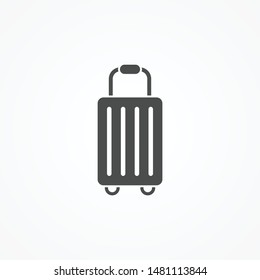 Suitcase vector icon sign symbol