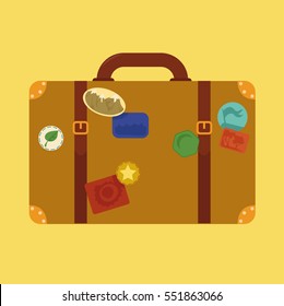 Suitcase vector illustration