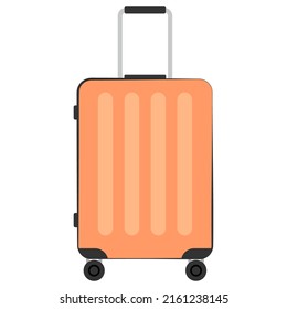Maleta. Ilustración vectorial aislada en fondo blanco.